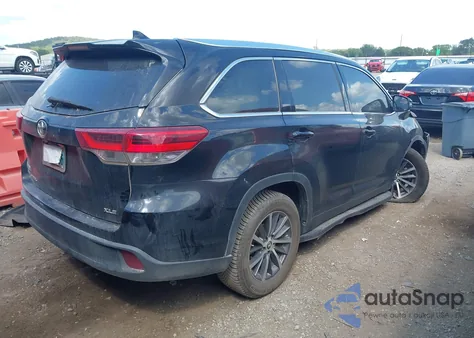2019 Toyota Highlander Xle from USA, damaged, VIN 5TDKZRFH1KS560559